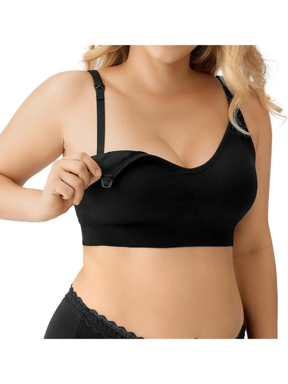 Comfortable Maternity Nursing Bras 5-Pack for Breastfeeding Moms - Soft